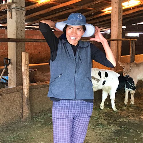 ALBERTINA, CATTLE FARMER AND CHEESEMAKER, PERU