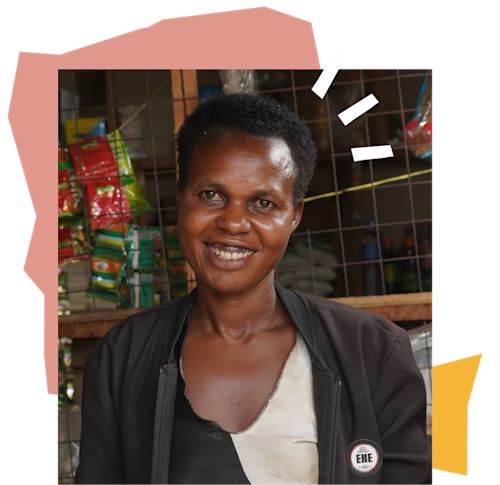 Jovurane can now afford to send her children to school.