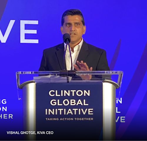 CEO Vishal Ghotge at Clinton Global Initiative