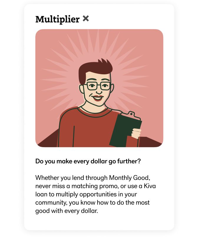Kiva Multiplier