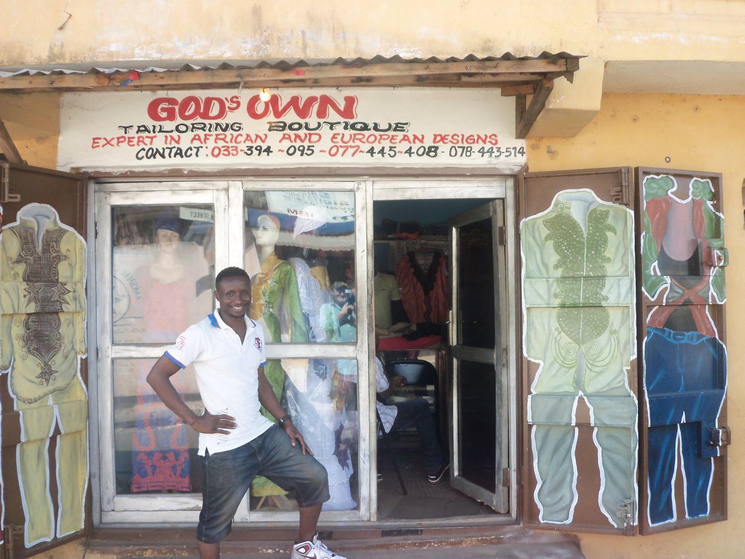 From Soccer Pro to Sewing Pro in Sierra Leone