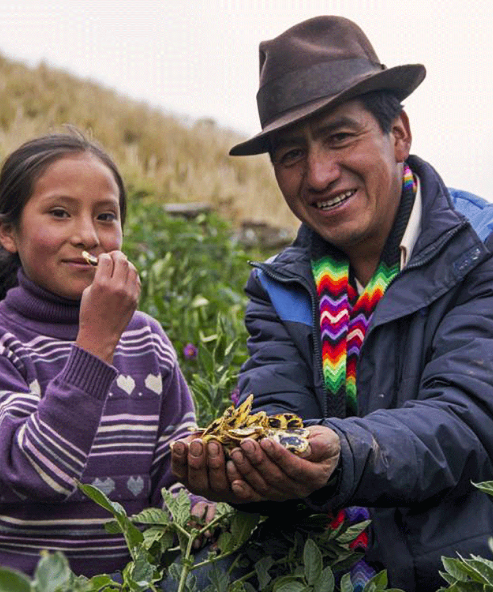 AGROPIA used a kiva loan to support the livelihoods of 129 native potato farmers and their families in the Peruvian Andes.