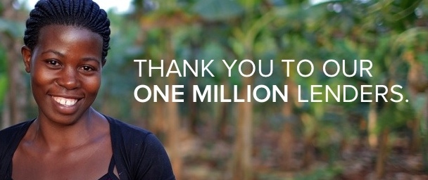 Kiva Hits 1 Million Lender Milestone!