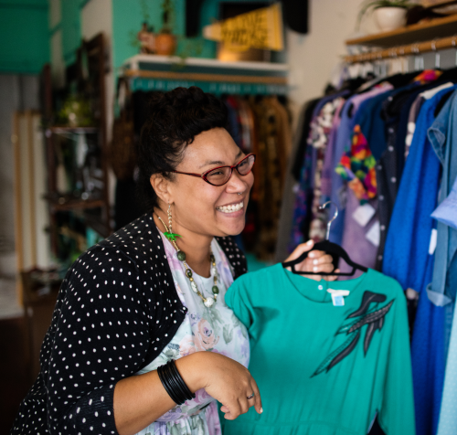 Natasha, clothing store owner, California