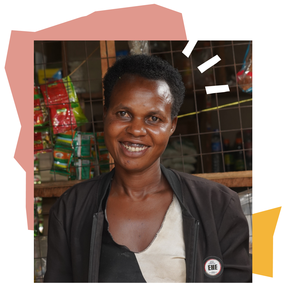 Jovurane can now afford to send her children to school.