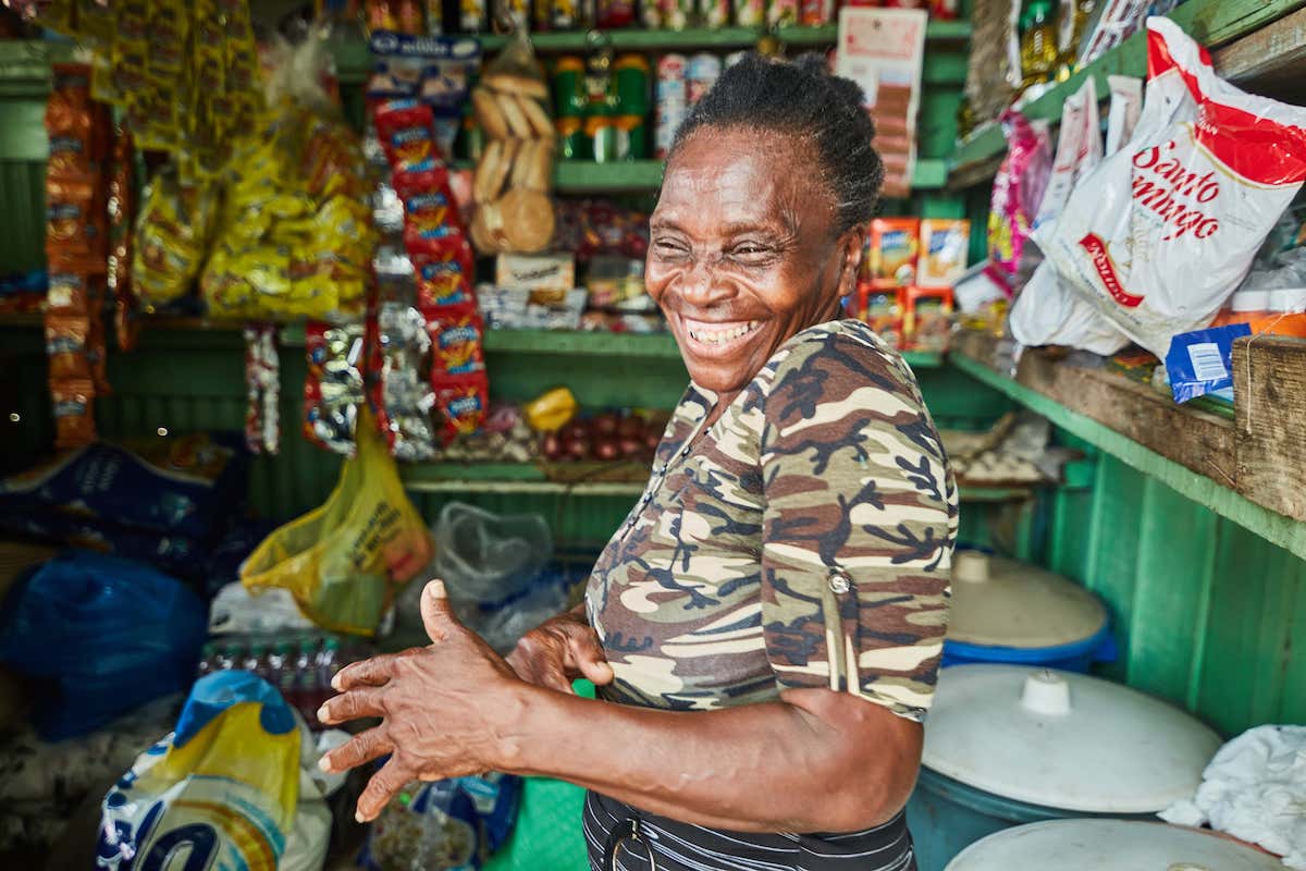 Eufemia, convenience store owner, Dominican Republic