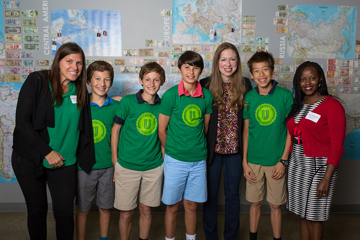 Chelsea Clinton Meets with Kiva U Students, Talks About Empowering Youth