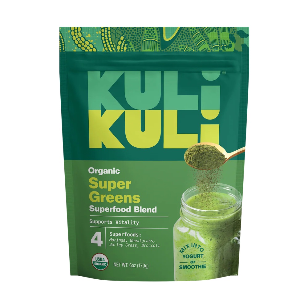 Super Greens Blend Front - Kiva Gift Guide
