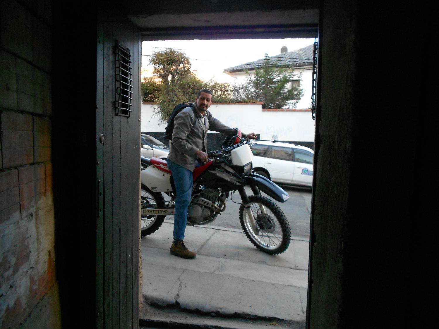 “So you work with garbage?” 