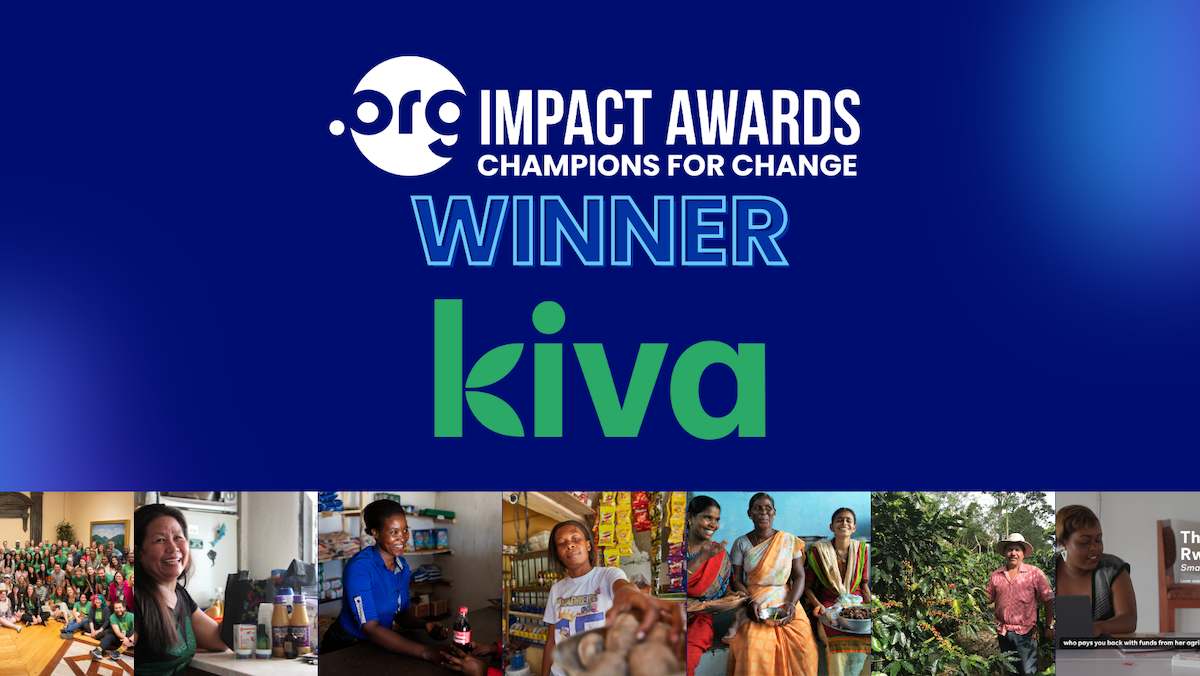 Kiva receives international recognition through prestigious Impact Awards