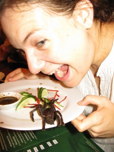 Tarantula, Dog, or Duck Fetus, srey Teresa (sister Teresa in Cambodian)?