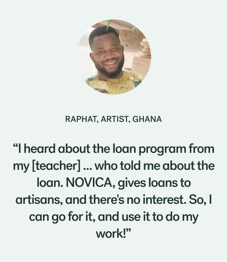Raphat, artist, Ghana