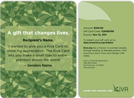 The Do-Gooder’s 2011 Guide to Responsible Giving: Kiva Cards
